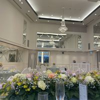 新郎新婦目線の披露宴会場