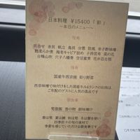 その日のメニュー