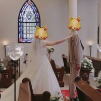 互いに選んだ衣裳を内緒にし、当日にファーストミートを行った。