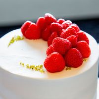 ケーキはシンプルで良かったです。