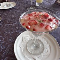 試食でいただいたデザートです