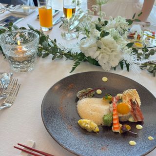 アイネス ヴィラノッツェ 沖縄（クチュールナオコ ウエディング）のクチコミ 料理・ケーキの写真（1枚目）
