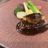 メインの肉料理