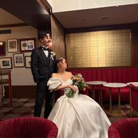 挙式前撮影時の様子、バー