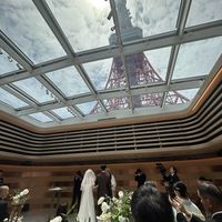 挙式会場から望む東京タワー