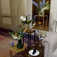 ソファ周りの装花