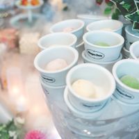 ハーゲンダッツのアイス提供の演出