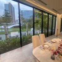 披露宴会場からグラングリーンが見える