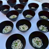 デザートブッフェのうどん