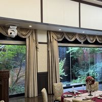 窓を開けると緑が見えます
