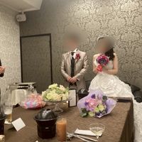 会場　内観　花バルーンは事前頂き物