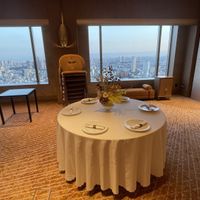 設置前の披露宴会場
