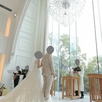 牧師さんは海外の方がで、音楽は生演奏でした。