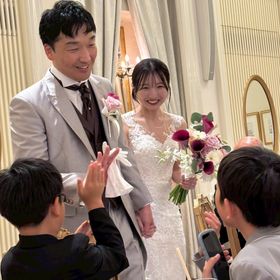 新郎新婦の入場