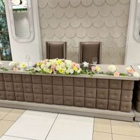 メインテーブルの装花
