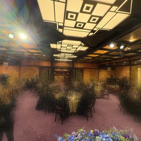 新郎新婦高砂から見る会場