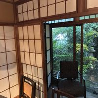 部屋から見えるお庭がとても素敵です。