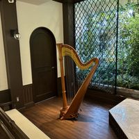 チャペルにあるハープの様子？