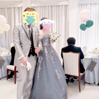 お色直しのドレスでふ