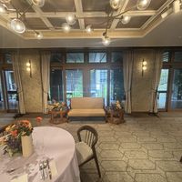 会場外に出ると緑を感じます