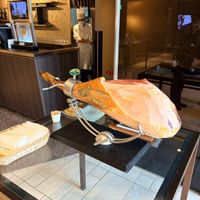 ウェルカムパーティーで実際にでてくる生ハムです