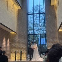 天井が高く開放的な会場です。