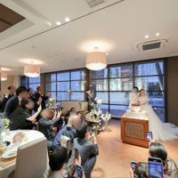 披露宴ケーキ入刀