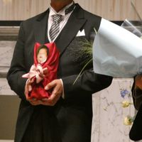 子育て感謝状はお酒にしました