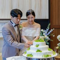 ケーキ入刀