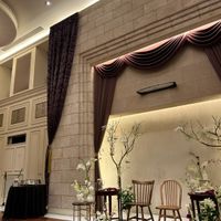 パーティルームの披露宴会場