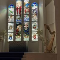 チャペルは高さがあり、写真映えがしそうな感じがしました