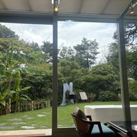 少し休憩をしたり、緑を見ることで落ち着くことができる場所