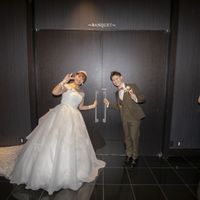ウェルカムパーティで友人とたくさん話せました