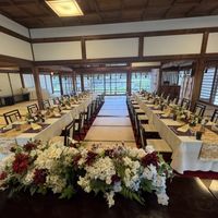 身内で食事をした披露宴会場