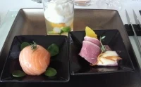 お箸でいただくアミューズ