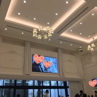 2人の席に行かなくても画面でも映し出されたのが良かった！