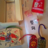 氷川神社からのプレゼント。たくさん頂きました！