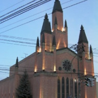 日暮れ前の教会